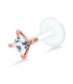 Diamond Stone labrets Push-in LA-104